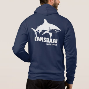 Zwemmen met grote witte haaien - Gansbaai Diving Hoodie