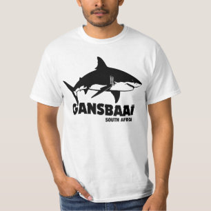 Zwemmen met grote witte haaien - Gansbaai Diving T-shirt