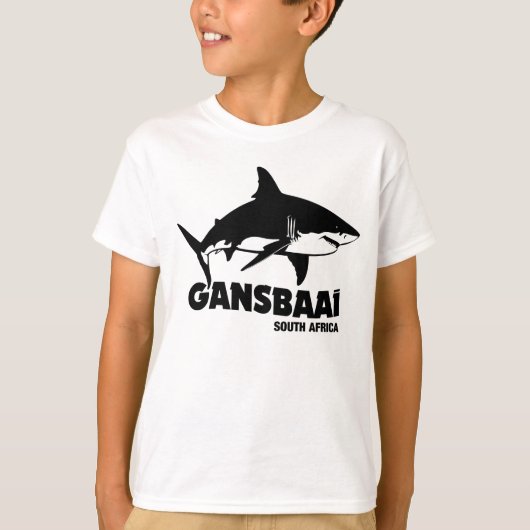 Zwemmen met grote witte haaien - Gansbaai Diving T-shirt (Voorkant)