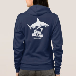Zwemmen met grote witte haaien - Seal Island Hoodie