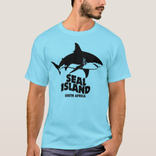 Zwemmen met Grote Witte Haaien - Seal Island T-shirt