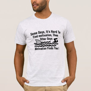 Zwemmen met haaien Funny Motivation Shark Humor T-shirt
