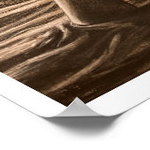 Zwemmen met haaien, getekend door Rachel Dolezal Poster (Hoek)