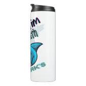 zwemmen met haaien thermosbeker (Geroteerd rechts)