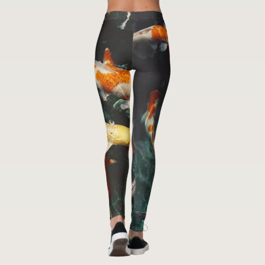 zwemmen met koi leggings (Achterkant)