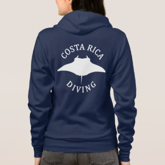 Zwemmen met Manta Ray - Costa Rica Duiken Hoodie