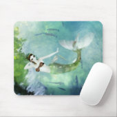 Zwemmen met Salmon Mousepad Muismat (Met muis)