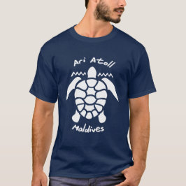 Zwemmen met schildpadden op de Malediven op Ari At T-shirt