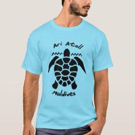 Zwemmen met schildpadden op de Malediven op Ari At T-shirt