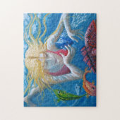 Zwemmen met tropische vissen legpuzzel (Verticaal)