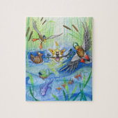 zwemmen met turbo legpuzzel (Verticaal)