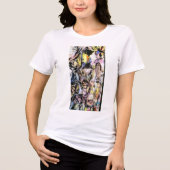 Zwemmen met vrouwen Hankamer Artjunkhaus Art Tri-Blend Shirt (Voorkant)