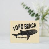 Zwemmen met walvishaaien - Tofo Beach Mozambique Briefkaart (Staand voorkant)