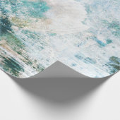 Zwemmen met waterverf verpakkingspapier cadeaupapier (Hoek)