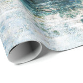 Zwemmen met waterverf verpakkingspapier cadeaupapier (Rol Hoek)