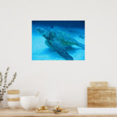Zwemmen met zeeen schildpadden 2 poster (Keuken)