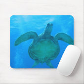 Zwemmen met Zeeen schildpadden in Hawaï 1 Muismat (Met muis)