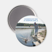 ZWEMMEN MIJN HOND MAGNEET (Voorkant / Achterkant)