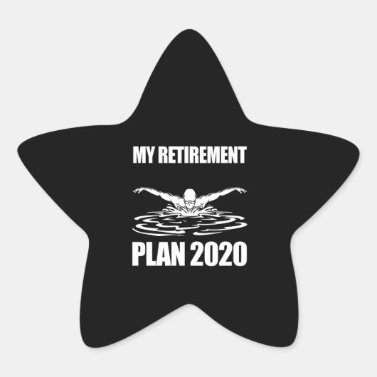 Zwemmen| Mijn Plant 2020 van de Plotseling Zwemmen Ster Sticker (Voorkant)
