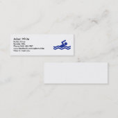 Zwemmen Mini Visitekaartje (Voorkant / Achterkant)