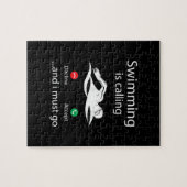 Zwemmen noemt het Decline Accepteren en ik moet ga Legpuzzel (Horizontaal)