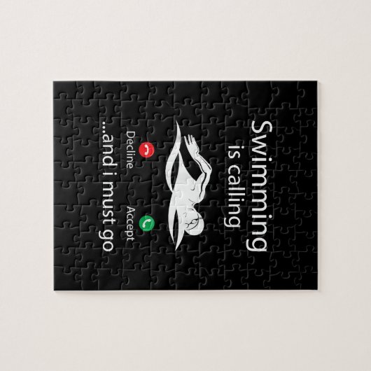 Zwemmen noemt het Decline Accepteren en ik moet ga Legpuzzel (Horizontaal)