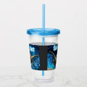 zwemmen oceaan Zee schildpadden Acryl Drinkbeker (Rechts)