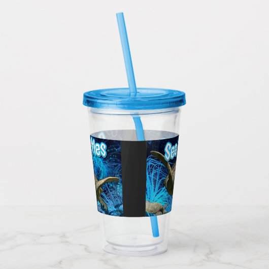 zwemmen oceaan Zee schildpadden Acryl Drinkbeker (Links)