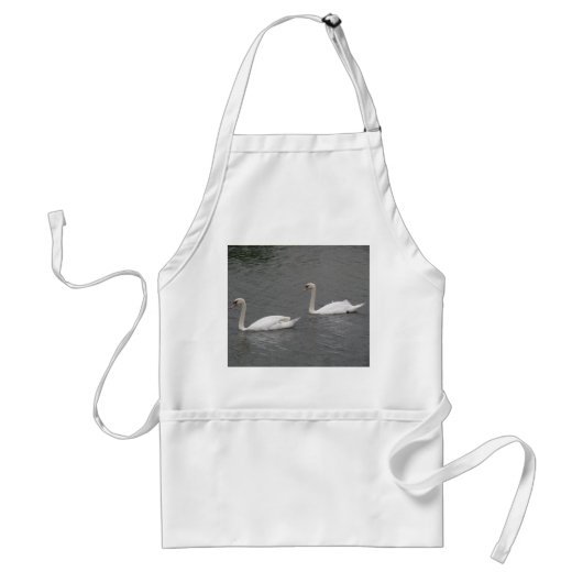 Zwemmen op de Apron Standaard Schort (Voorkant)
