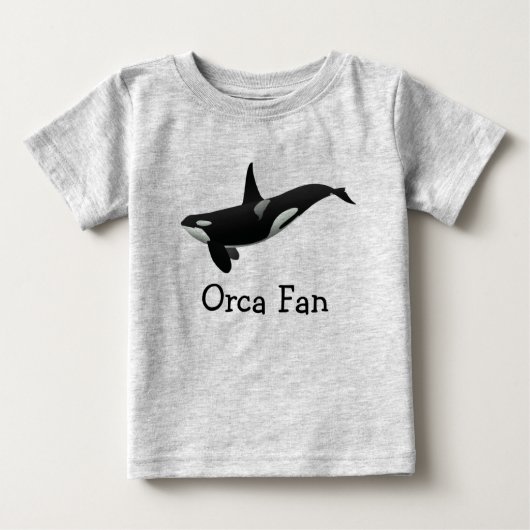 Zwemmen Orca Baby T-shirt (Voorkant)