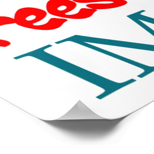 Zwemmen Overal Poster (Hoek)