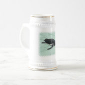 Zwemmen Penguin Beer Stein Bierpul (Voorkant links)