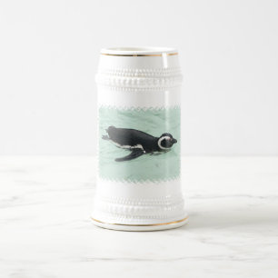 Zwemmen Penguin Beer Stein Bierpul