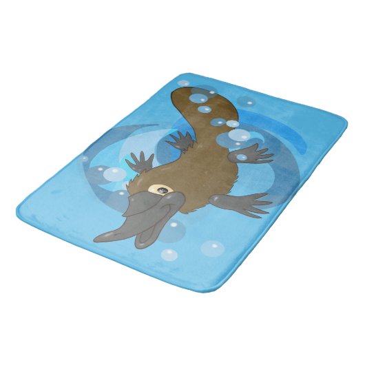 Zwemmen Platypus Bath Mat (Gekanteld)