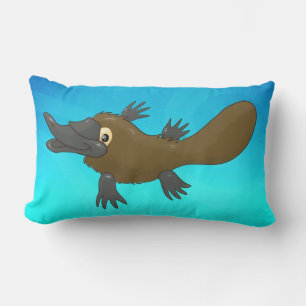 Zwemmen Platypus Kussen