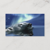 ZWEMMEN POLAIR BEER thema Visitekaartjes (Achterkant)