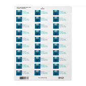 Zwemmen Polar Beer retouradres Mailinglabel Etiket (Full Sheet)