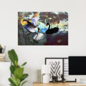 Zwemmen Poster (Thuiskantoor)