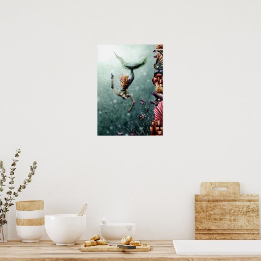 Zwemmen Poster (Keuken)