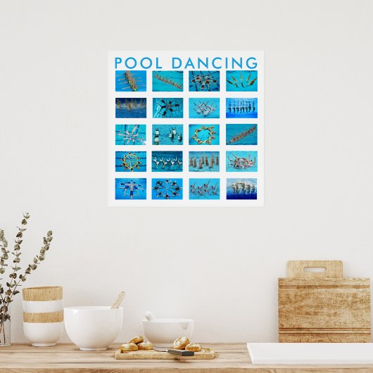 Zwemmen Poster (Keuken)