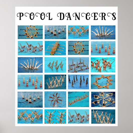 Zwemmen Poster (Voorkant)