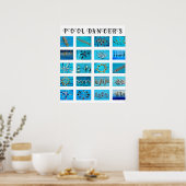 Zwemmen Poster (Keuken)