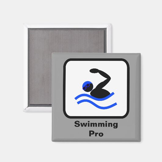 Zwemmen Pro Magneet (Voorkant / Achterkant)