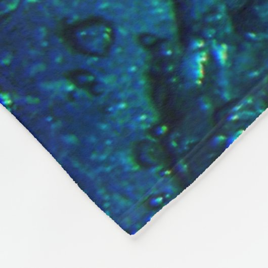 Zwemmen Sparkly Water Bubbles Onder het Zee Fleece Deken (Hoek)