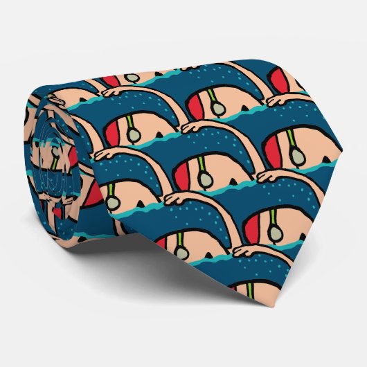 Zwemmen Stropdas (Opgerold)