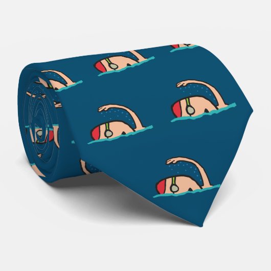 Zwemmen Stropdas (Opgerold)