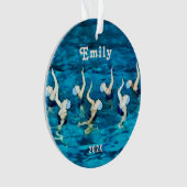 Zwemmen Synchronized Collectible 2025 Ornament (voorkant)