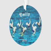Zwemmen Synchronized Collectible 2025 Ornament (voorkant)