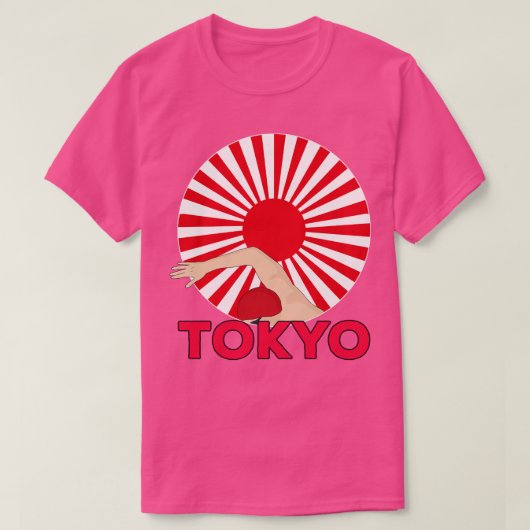 Zwemmen T-shirt (Design voorkant)