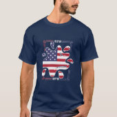ZWEMMEN USA ANCESTRY WATER POOL T-Shirt (Voorkant)